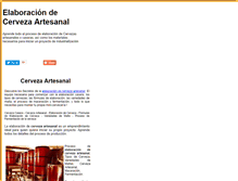 Tablet Screenshot of elaboracion-cerveza.com.ar